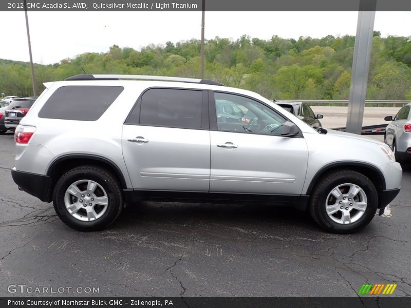 Quicksilver Metallic / Light Titanium 2012 GMC Acadia SL AWD