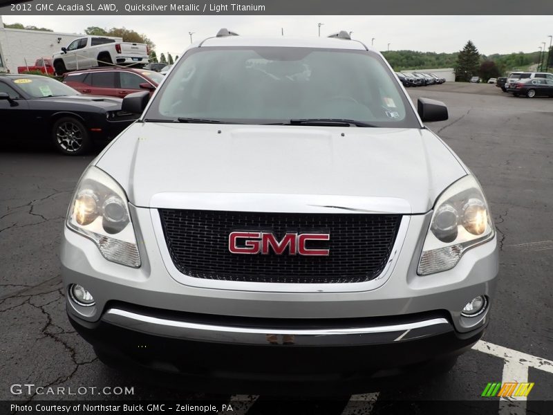 Quicksilver Metallic / Light Titanium 2012 GMC Acadia SL AWD