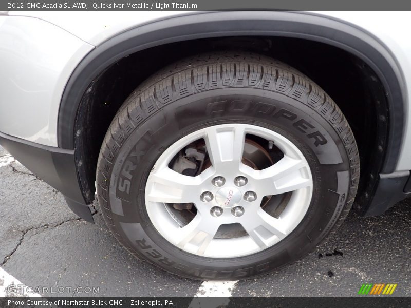 Quicksilver Metallic / Light Titanium 2012 GMC Acadia SL AWD