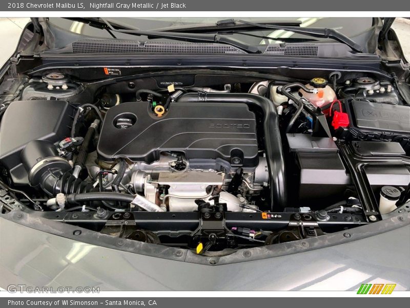 Nightfall Gray Metallic / Jet Black 2018 Chevrolet Malibu LS