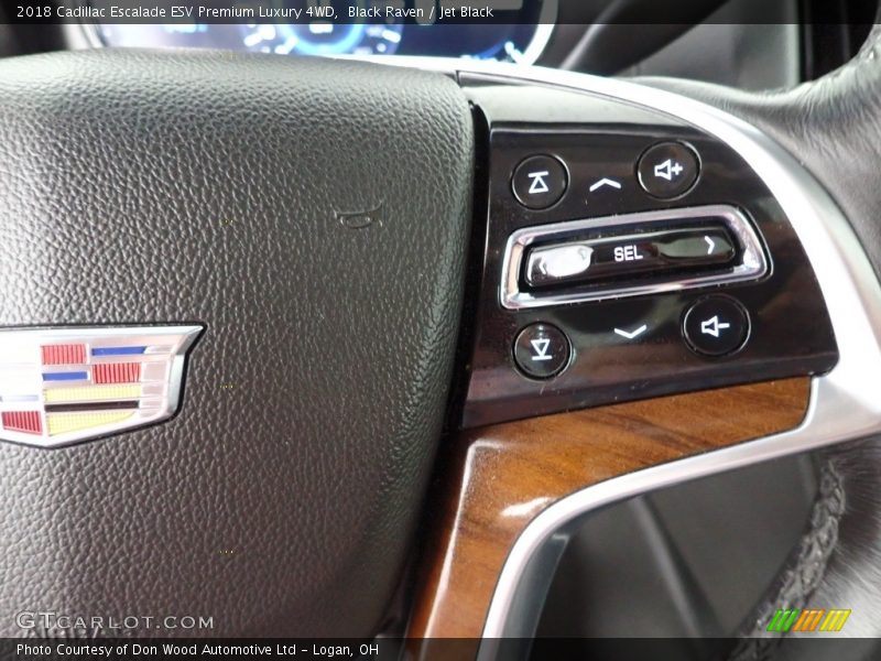 Black Raven / Jet Black 2018 Cadillac Escalade ESV Premium Luxury 4WD