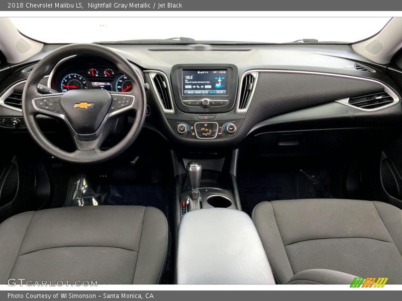 Nightfall Gray Metallic / Jet Black 2018 Chevrolet Malibu LS