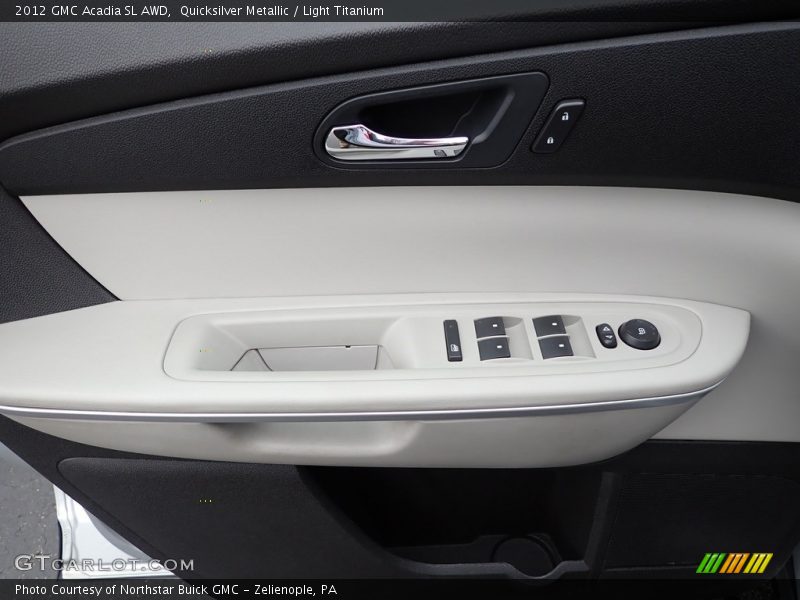 Quicksilver Metallic / Light Titanium 2012 GMC Acadia SL AWD