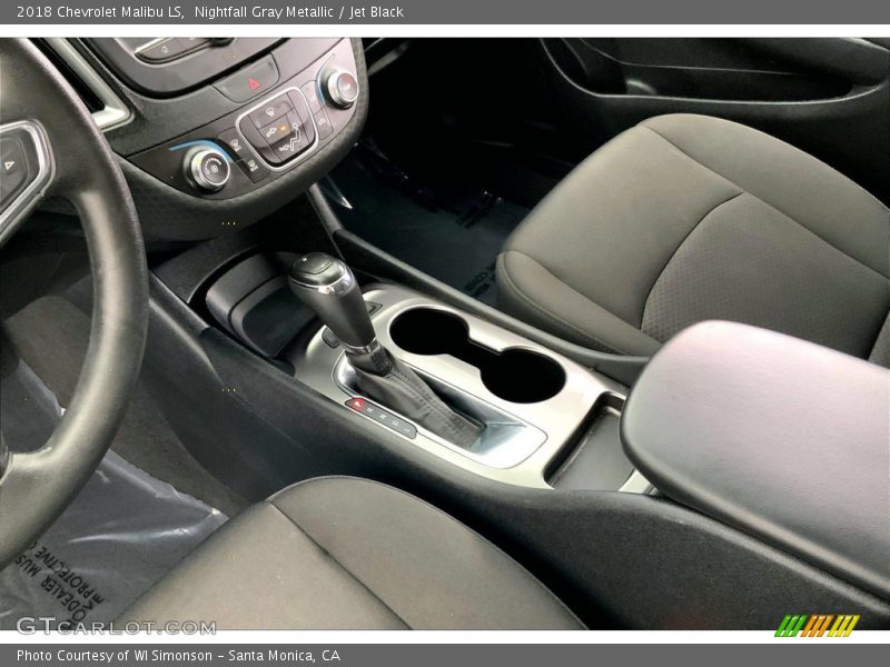 Nightfall Gray Metallic / Jet Black 2018 Chevrolet Malibu LS