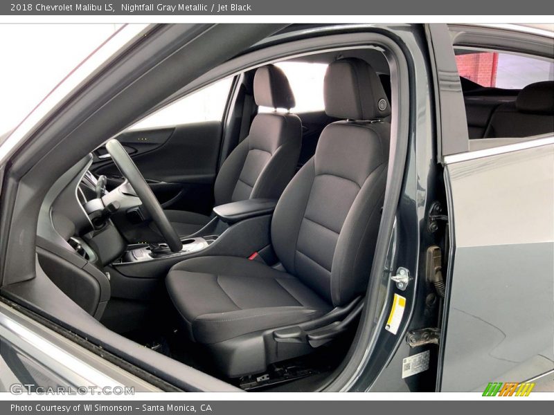 Nightfall Gray Metallic / Jet Black 2018 Chevrolet Malibu LS
