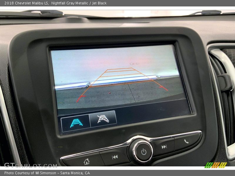 Nightfall Gray Metallic / Jet Black 2018 Chevrolet Malibu LS