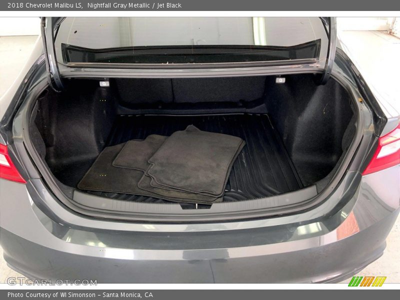Nightfall Gray Metallic / Jet Black 2018 Chevrolet Malibu LS