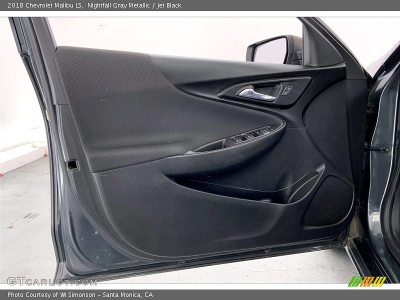 Nightfall Gray Metallic / Jet Black 2018 Chevrolet Malibu LS