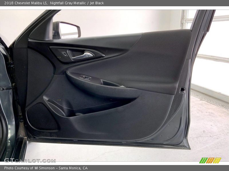 Nightfall Gray Metallic / Jet Black 2018 Chevrolet Malibu LS
