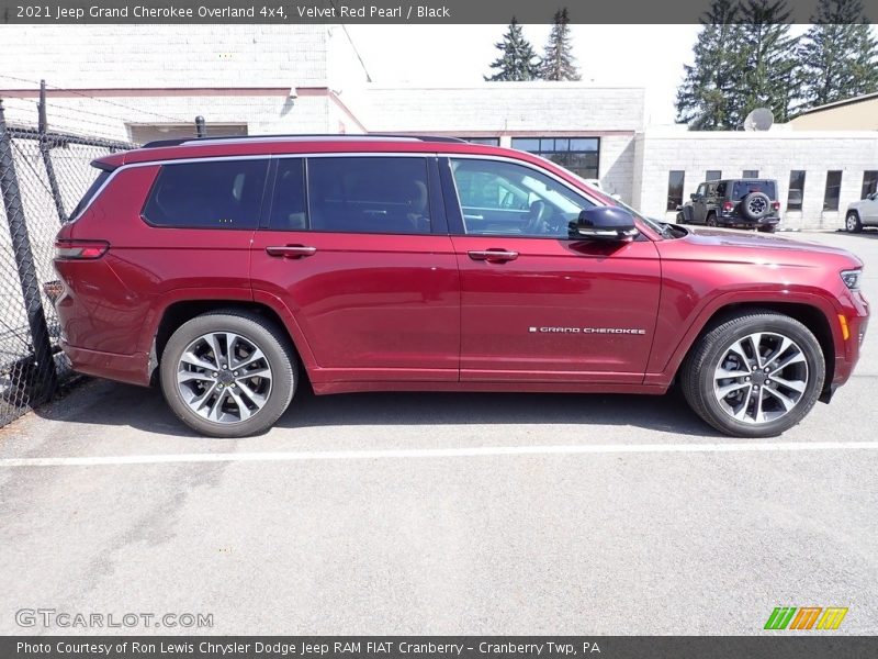Velvet Red Pearl / Black 2021 Jeep Grand Cherokee Overland 4x4