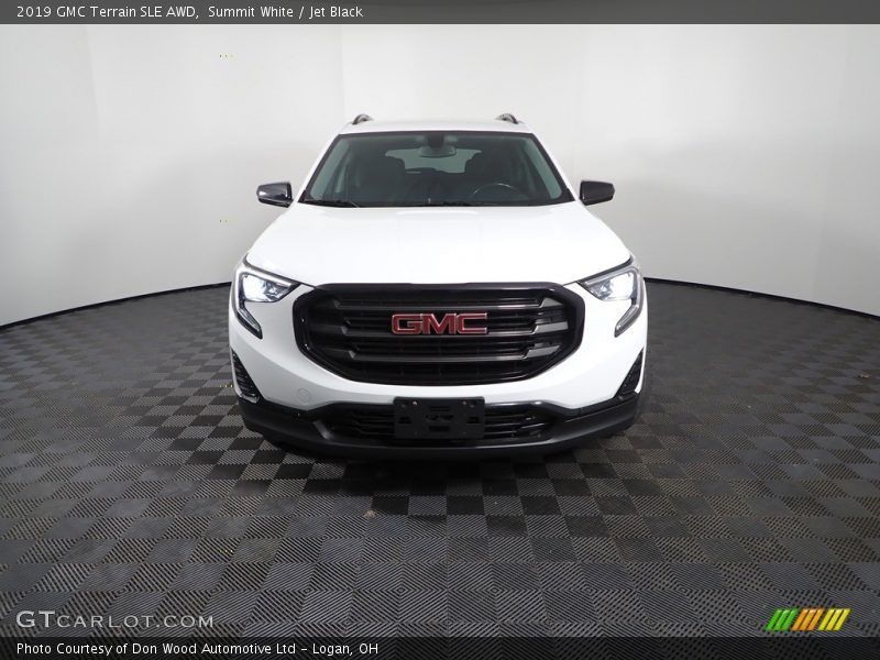 Summit White / Jet Black 2019 GMC Terrain SLE AWD