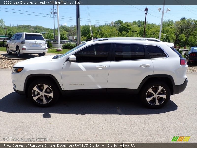Bright White / Black 2021 Jeep Cherokee Limited 4x4