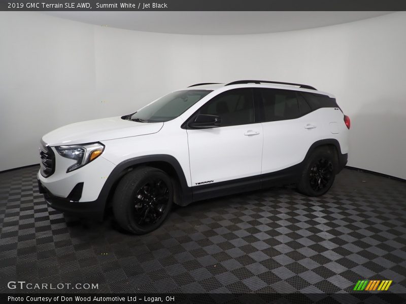 Summit White / Jet Black 2019 GMC Terrain SLE AWD