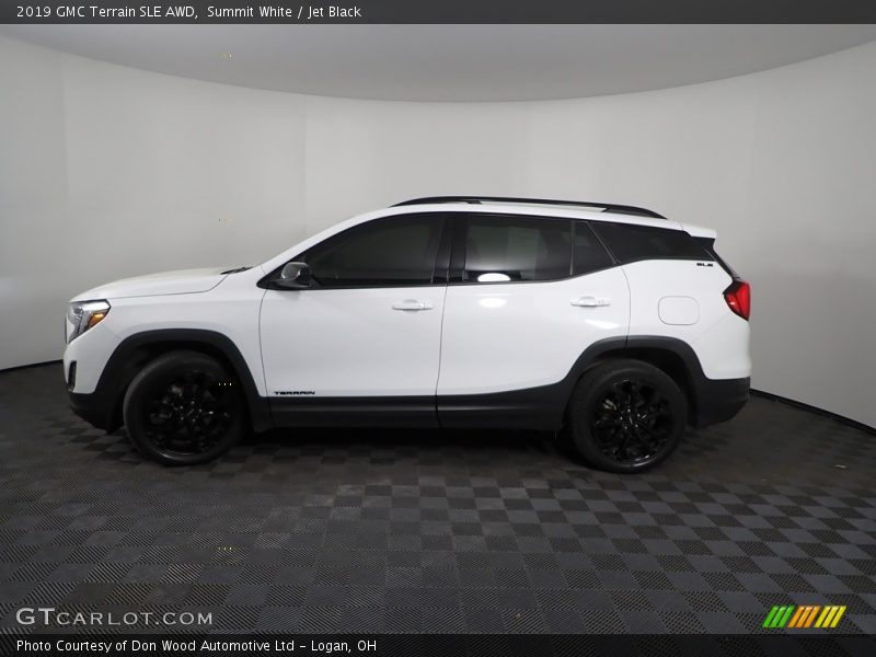 Summit White / Jet Black 2019 GMC Terrain SLE AWD