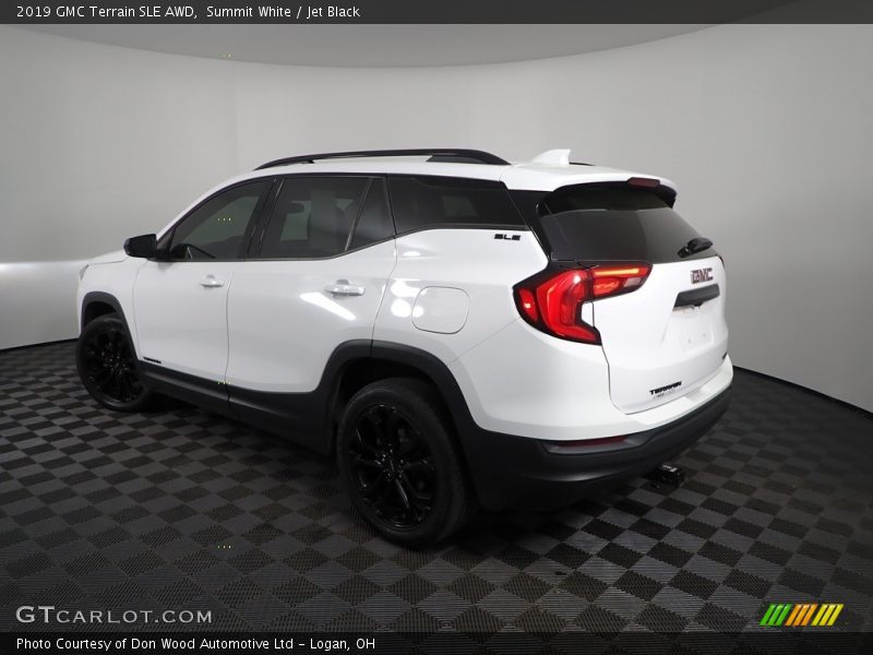 Summit White / Jet Black 2019 GMC Terrain SLE AWD