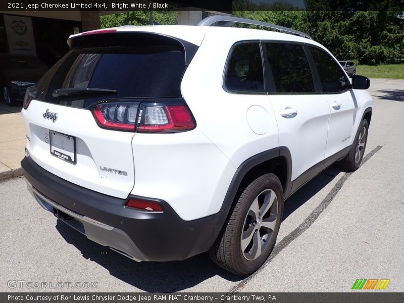 Bright White / Black 2021 Jeep Cherokee Limited 4x4