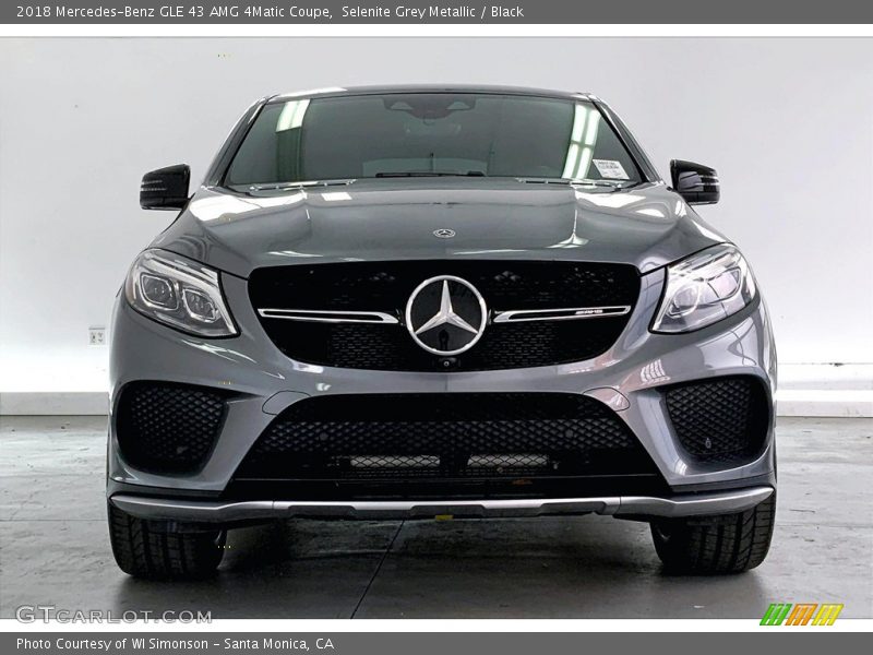 Selenite Grey Metallic / Black 2018 Mercedes-Benz GLE 43 AMG 4Matic Coupe