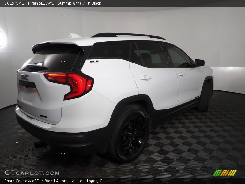 Summit White / Jet Black 2019 GMC Terrain SLE AWD