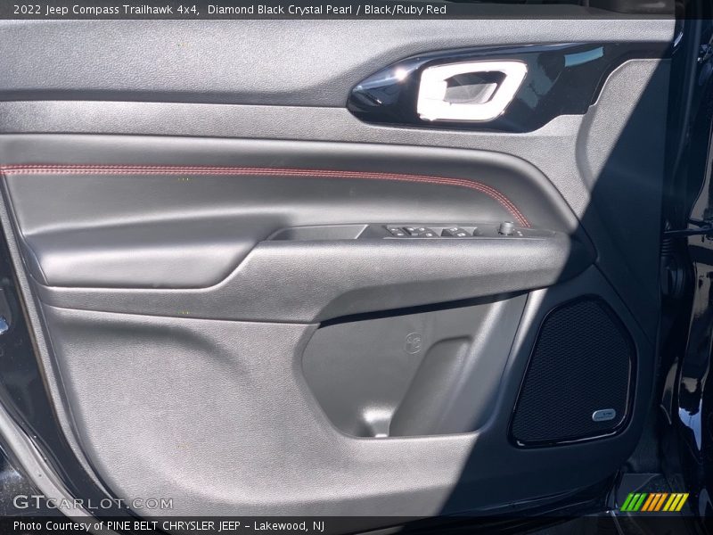 Diamond Black Crystal Pearl / Black/Ruby Red 2022 Jeep Compass Trailhawk 4x4