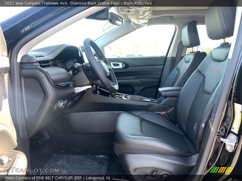 Front Seat of 2022 Compass Trailhawk 4x4