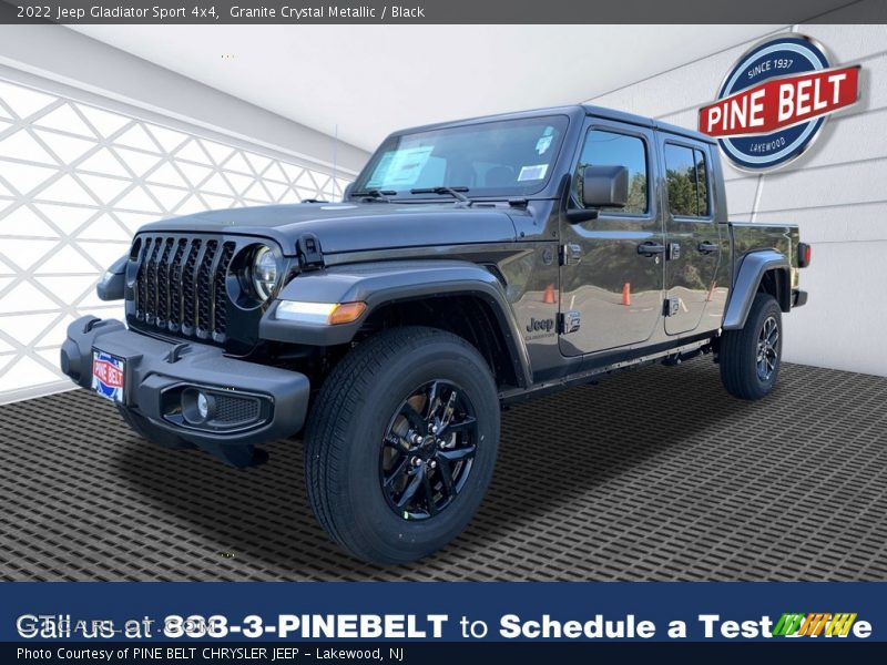 Granite Crystal Metallic / Black 2022 Jeep Gladiator Sport 4x4