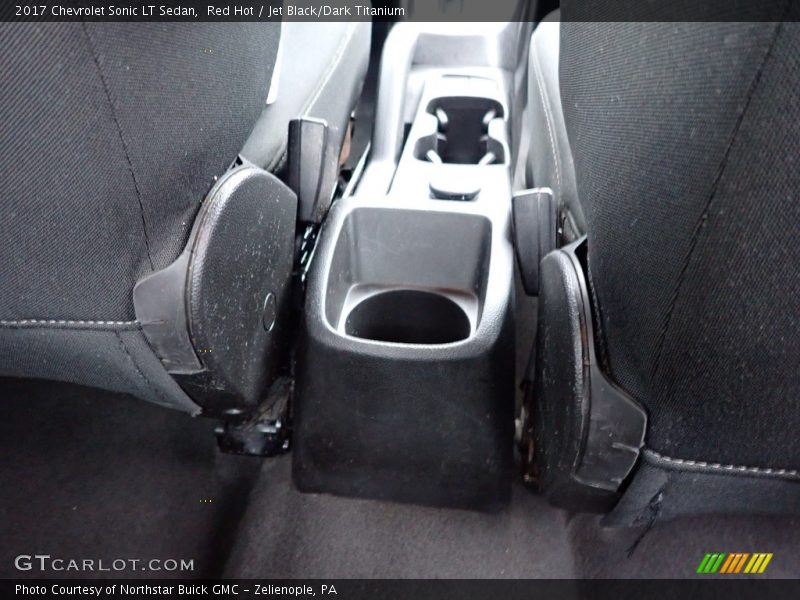 Red Hot / Jet Black/Dark Titanium 2017 Chevrolet Sonic LT Sedan