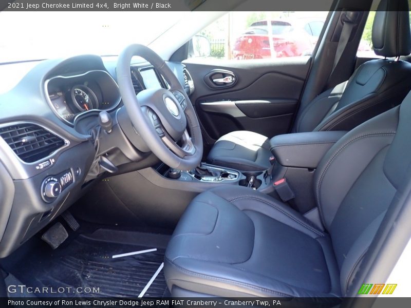 Bright White / Black 2021 Jeep Cherokee Limited 4x4