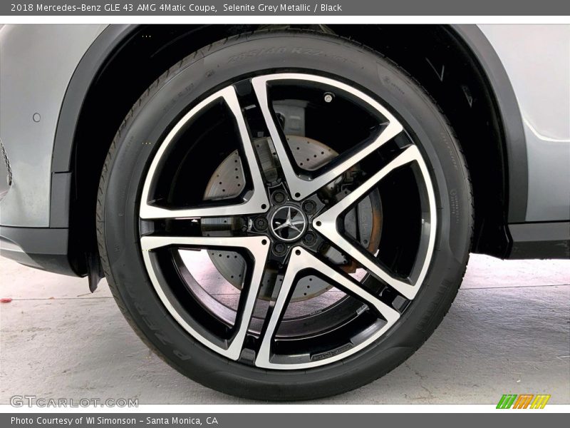 Selenite Grey Metallic / Black 2018 Mercedes-Benz GLE 43 AMG 4Matic Coupe