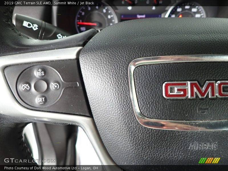 Summit White / Jet Black 2019 GMC Terrain SLE AWD