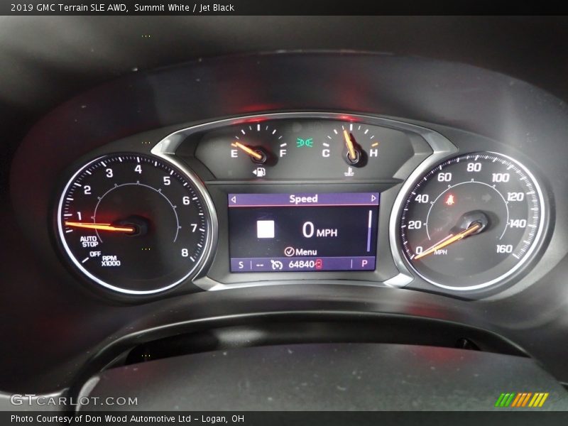 Summit White / Jet Black 2019 GMC Terrain SLE AWD
