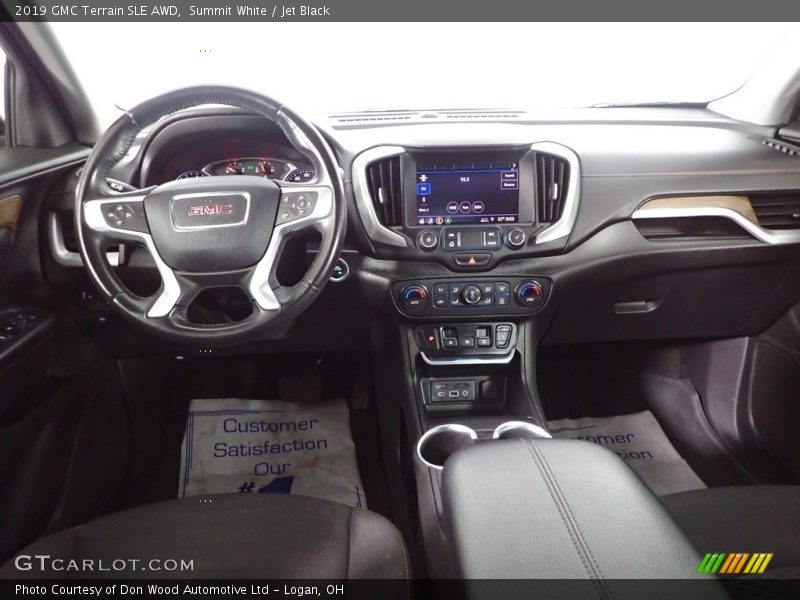 Summit White / Jet Black 2019 GMC Terrain SLE AWD
