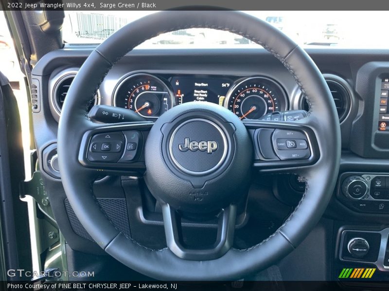  2022 Wrangler Willys 4x4 Steering Wheel