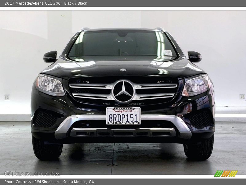 Black / Black 2017 Mercedes-Benz GLC 300
