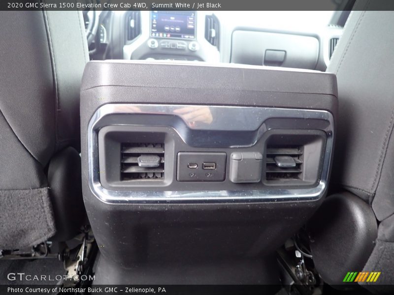 Summit White / Jet Black 2020 GMC Sierra 1500 Elevation Crew Cab 4WD