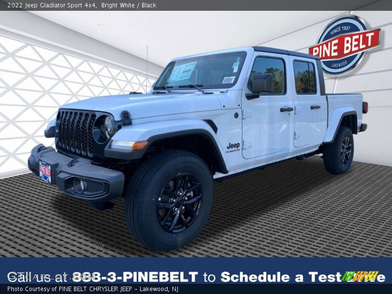 Bright White / Black 2022 Jeep Gladiator Sport 4x4