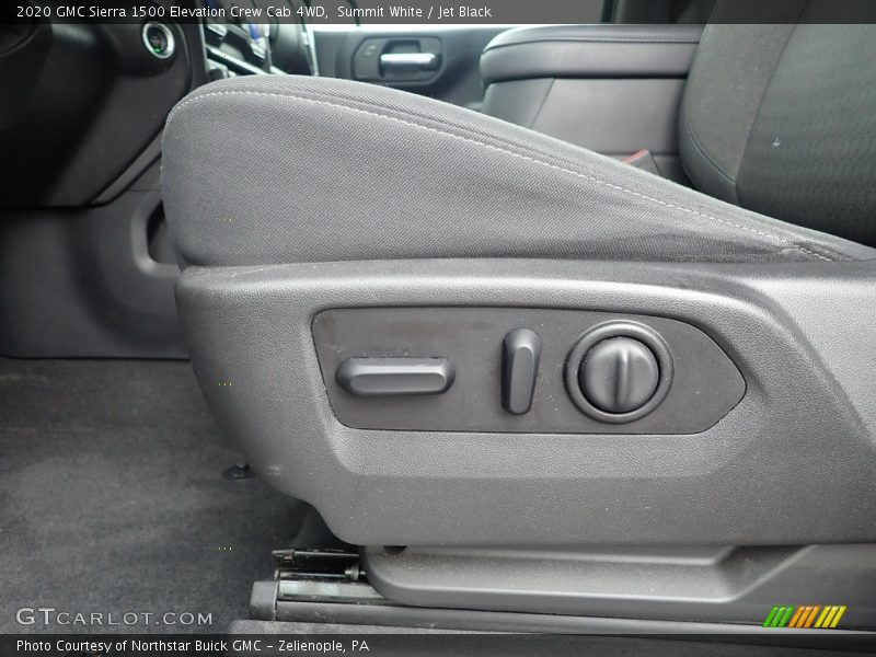 Summit White / Jet Black 2020 GMC Sierra 1500 Elevation Crew Cab 4WD
