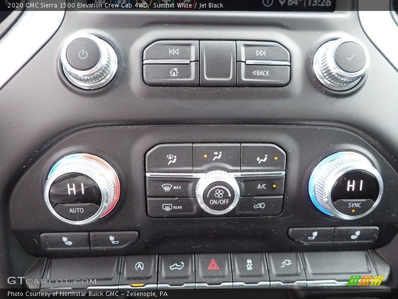 Controls of 2020 Sierra 1500 Elevation Crew Cab 4WD