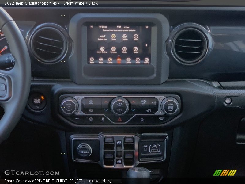 Bright White / Black 2022 Jeep Gladiator Sport 4x4