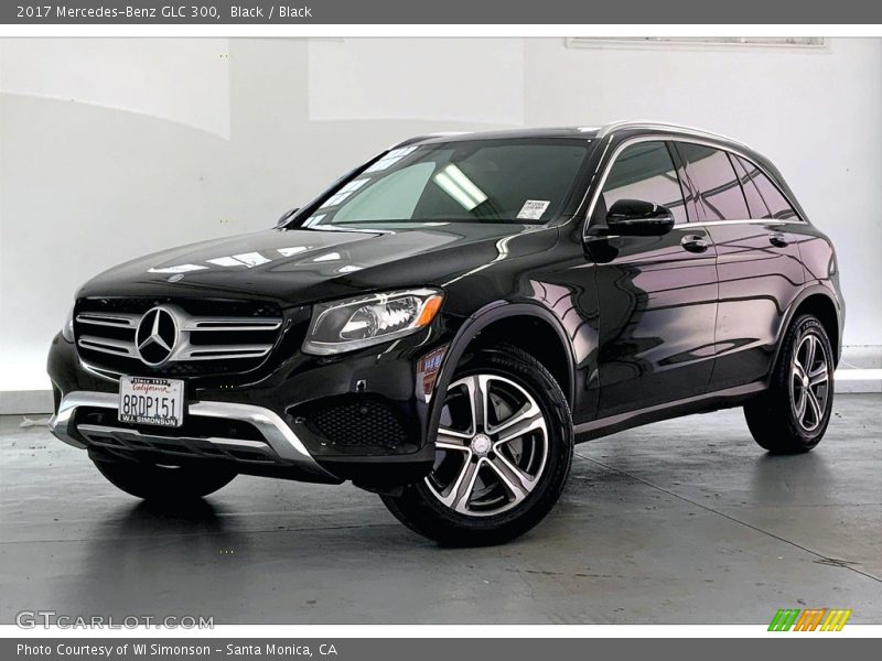 Black / Black 2017 Mercedes-Benz GLC 300
