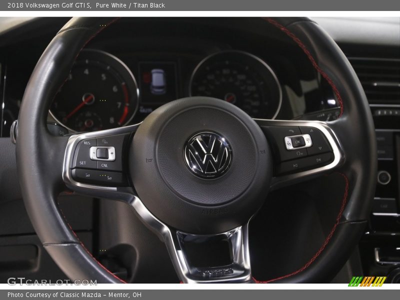 Pure White / Titan Black 2018 Volkswagen Golf GTI S