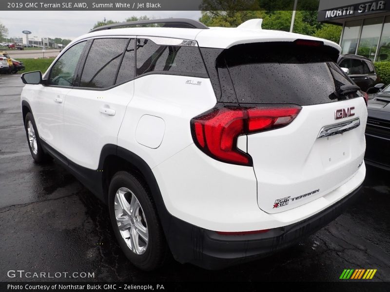 Summit White / Jet Black 2019 GMC Terrain SLE AWD