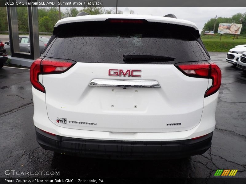 Summit White / Jet Black 2019 GMC Terrain SLE AWD
