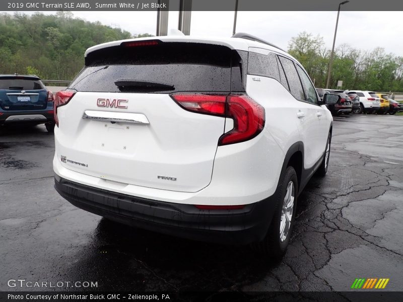 Summit White / Jet Black 2019 GMC Terrain SLE AWD