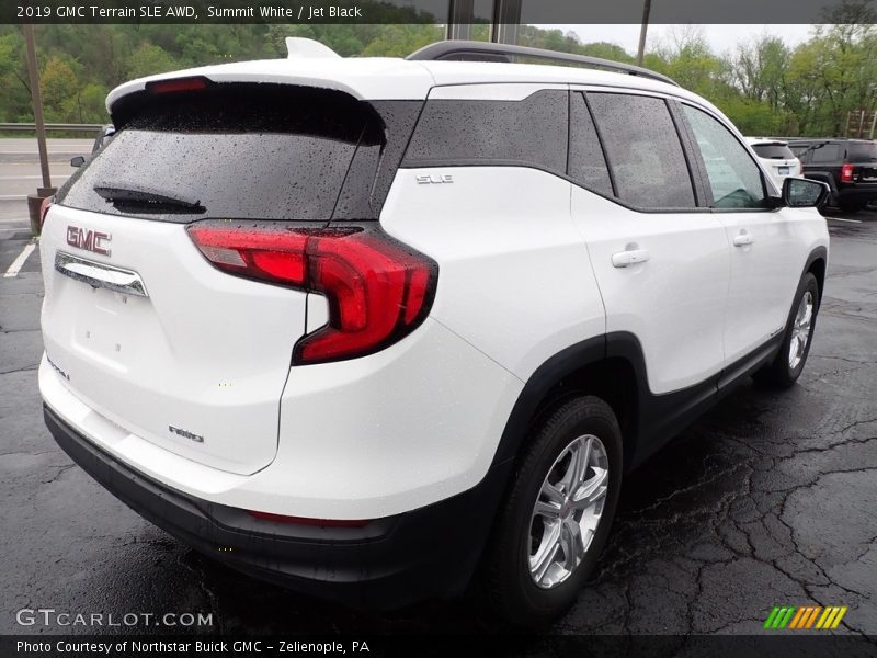 Summit White / Jet Black 2019 GMC Terrain SLE AWD