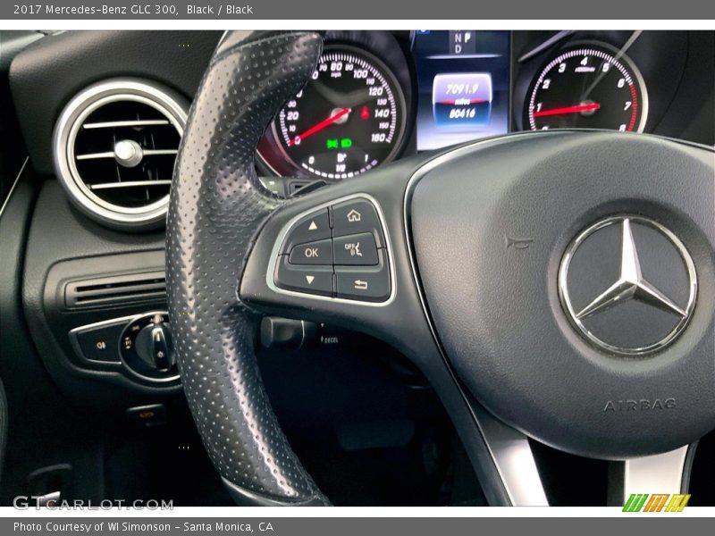 Black / Black 2017 Mercedes-Benz GLC 300