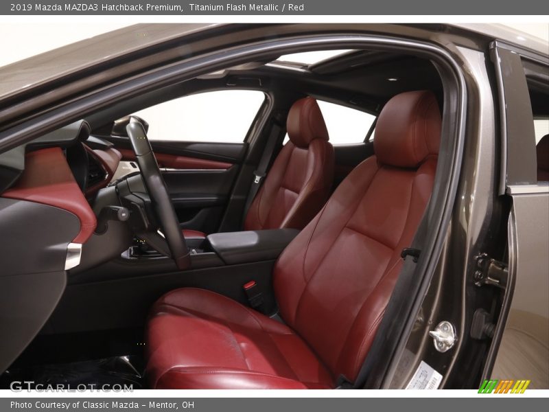  2019 MAZDA3 Hatchback Premium Red Interior