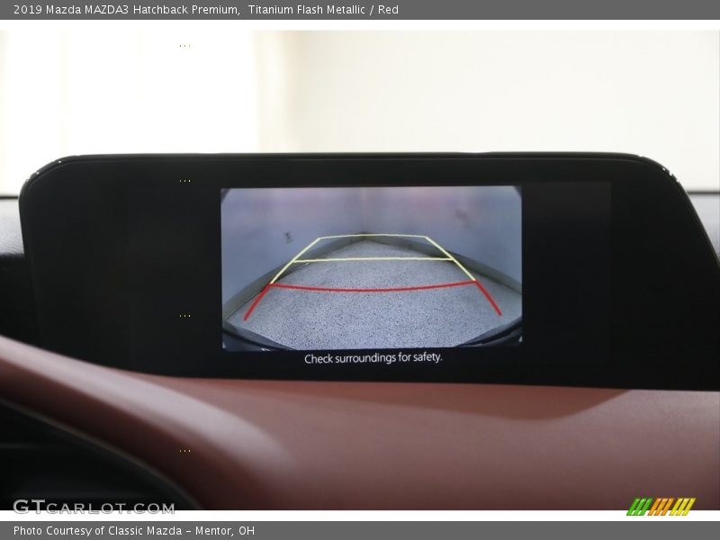 Titanium Flash Metallic / Red 2019 Mazda MAZDA3 Hatchback Premium