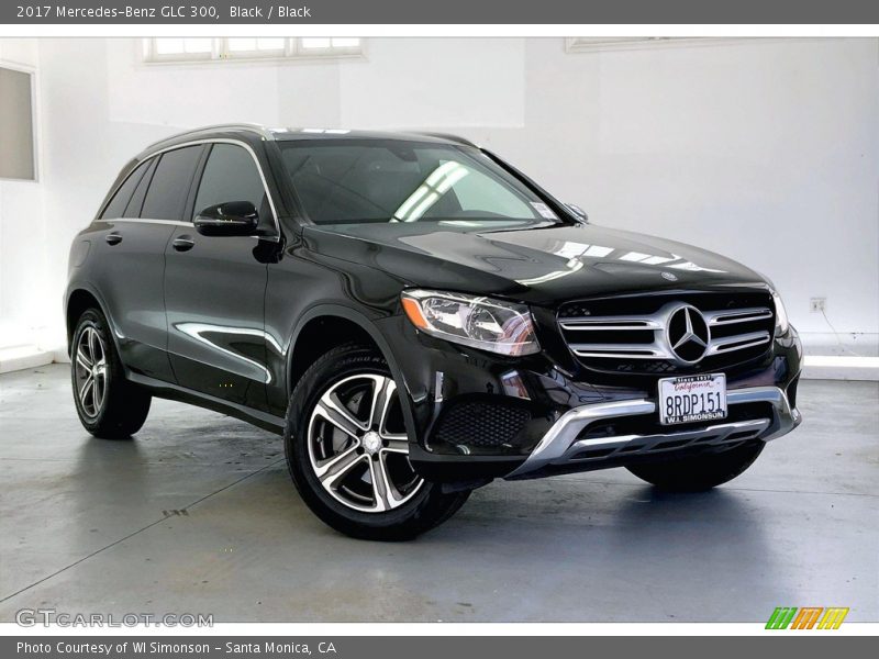 Black / Black 2017 Mercedes-Benz GLC 300