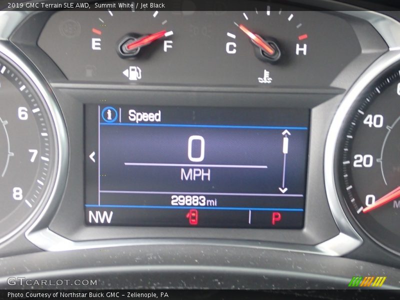 Summit White / Jet Black 2019 GMC Terrain SLE AWD