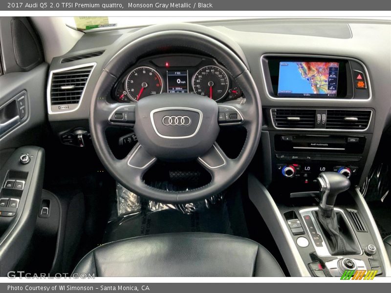 Monsoon Gray Metallic / Black 2017 Audi Q5 2.0 TFSI Premium quattro